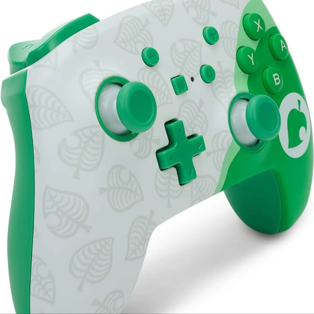 Nintendo Switch PowerA Enhanced Wireless Cintroller Animal Crossing Edit…